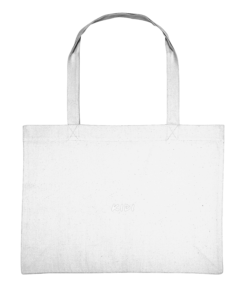 Eco - Friendly Recycled Cotton Shopper Bag - KIDI