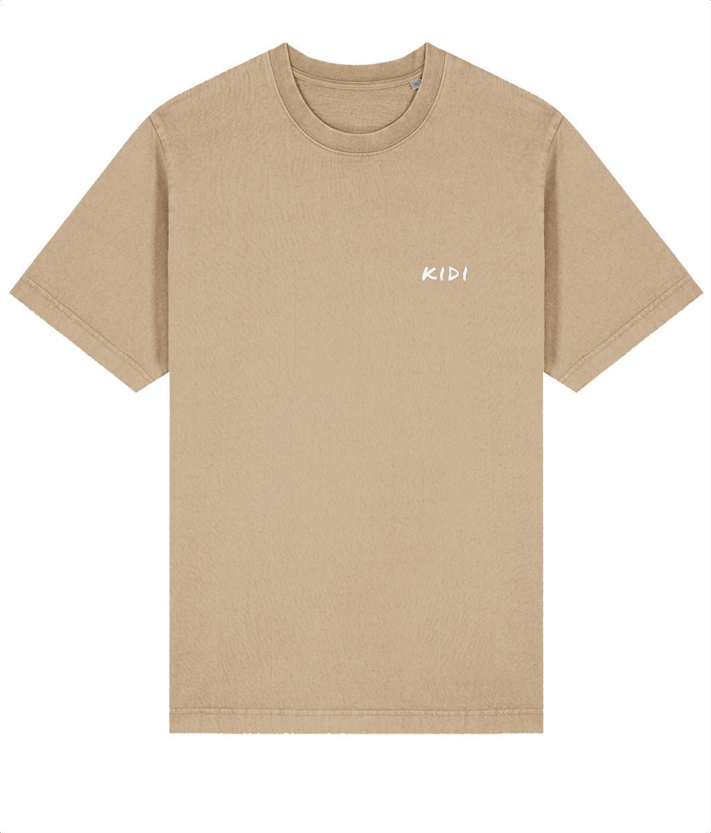 Unisex Garment Dyed Heavyweight T-Shirt – Organic Cotton Comfort - KIDI